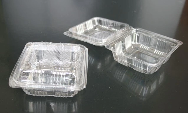 health plastic clamshell food container box (clear PP packaging)