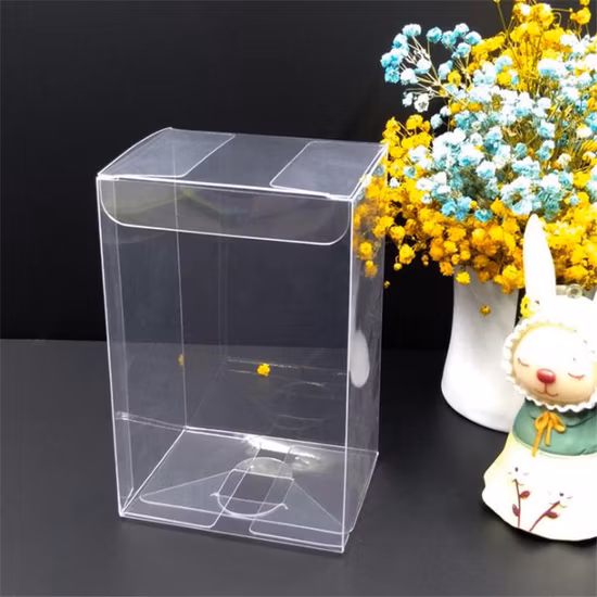 Caixa de pacote de presente de PVC de venda quente Caixa personalizada Caixa transparente de plástico para animais de estimação